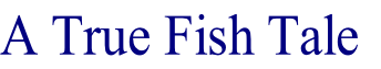 A True Fish Tale
